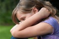 Sad dejected girl Royalty Free Stock Photo