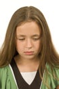 Sad and Dejected Little Girl Royalty Free Stock Photo