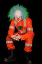 Sad Evil Clown Royalty Free Stock Photo