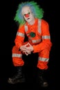 Sad Evil Clown Royalty Free Stock Photo