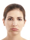 Sad expression Royalty Free Stock Photo