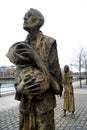 Sad Famine Memorial Dublin Royalty Free Stock Photo