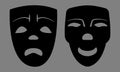 Sad And Happy Masks.