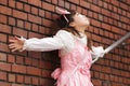 Sad japanese lolita Royalty Free Stock Photo