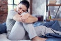 Sad miserable woman facing sleep disorder Royalty Free Stock Photo