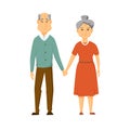 Sad old couple