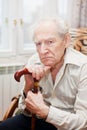 Sad Old Man Royalty Free Stock Photo