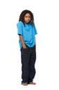 Sad rasta kid Royalty Free Stock Photo