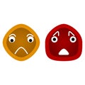 Sad smiley icon Royalty Free Stock Photo