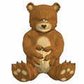 Sad Teddy Bear Royalty Free Stock Photo