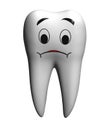 Sad tooth Royalty Free Stock Photo