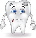 Sad tooth Royalty Free Stock Photo