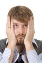 Sad young man Royalty Free Stock Photo