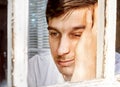 Sad Young Man Portrait Royalty Free Stock Photo