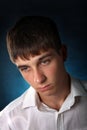 Sad Young Man Portrait Royalty Free Stock Photo