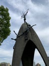 Sadako Sasaki statue at Hiroshima peace memorial park