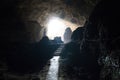 The Sadan cave in Hpa-An, Myanmar