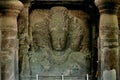 Sadasiva: Trimurti as aspects of Shiva: creation, protection, and destruction in Elephanta Caves