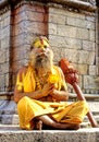 Saddhu- Nepal Royalty Free Stock Photo