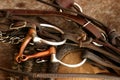 Saddle gear Royalty Free Stock Photo