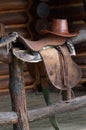 Saddle for horse Royalty Free Stock Photo