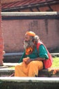 Sadhu (Hindu holy man)In Nepal.