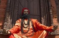 A Sadhu (holy man) in Kathmandu - Nepal