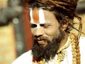 A sadhu in Pashupatinath Temple