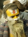 Sadhu in Shivaratri in pashupatinath Temple