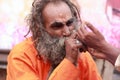 Sadhu smoke chillum