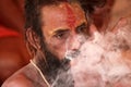 Sadhu smoke chillum