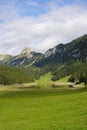 Saemtisersee - Saemtiser lake, mounain lake in the Swiss Alps