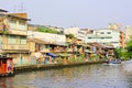 Saen Saep Canal And Express Boat, Bangkok, Thailand Royalty Free Stock Photo