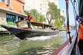 Saen Saep Canal And Express Boat, Bangkok, Thailand Royalty Free Stock Photo