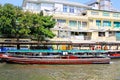 Saen Saep Canal And Express Boat, Bangkok, Thailand Royalty Free Stock Photo