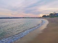 Saeng Chan Beach is a beach in Rayong, Thailand. Royalty Free Stock Photo