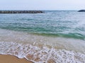 Saeng Chan Beach is a beach in Rayong, Thailand. Royalty Free Stock Photo