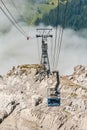 Saentis cable train, Schwaegalp - Switzerland Royalty Free Stock Photo