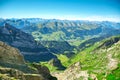 Saentis Mountain landscape, Swiss Alps Royalty Free Stock Photo