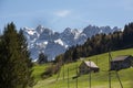 saentis mountain range switzerland Royalty Free Stock Photo