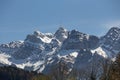 saentis mountain range switzerland Royalty Free Stock Photo