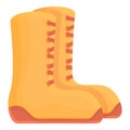 Safari boots icon, cartoon style Royalty Free Stock Photo