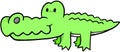 Safari Crocodile Vector