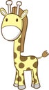 Safari Giraffe Vector Royalty Free Stock Photo