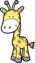 Safari Giraffe Vector Royalty Free Stock Photo