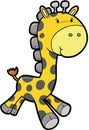 Safari Giraffe Vector Royalty Free Stock Photo