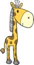 Safari Giraffe Vector Illustration Royalty Free Stock Photo