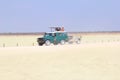 Safari jeep group tourists Etosha Pan, Namibia