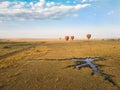 Safari in Kenya and Tanzania. Masai-Mara, Serengeti, Ngorongoro Royalty Free Stock Photo