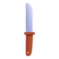 Safari knife icon, cartoon style Royalty Free Stock Photo